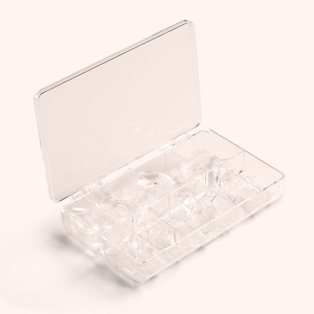 Soft Gel Nail Tips Short Square Shape 500 in Tipbox 3