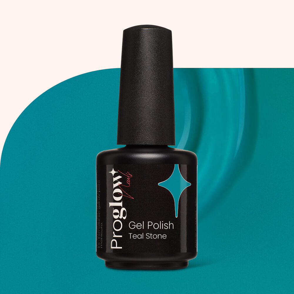 Gel Polish Gellak Teal Stone