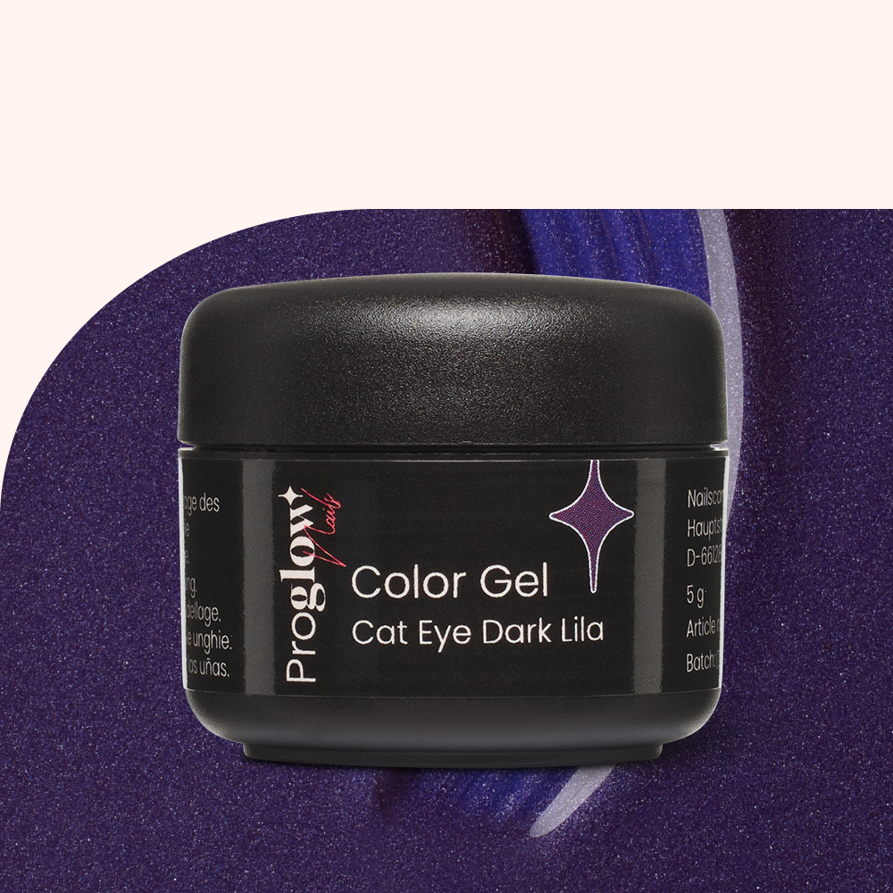 Color Gel Cat-Eye Dark-Lila