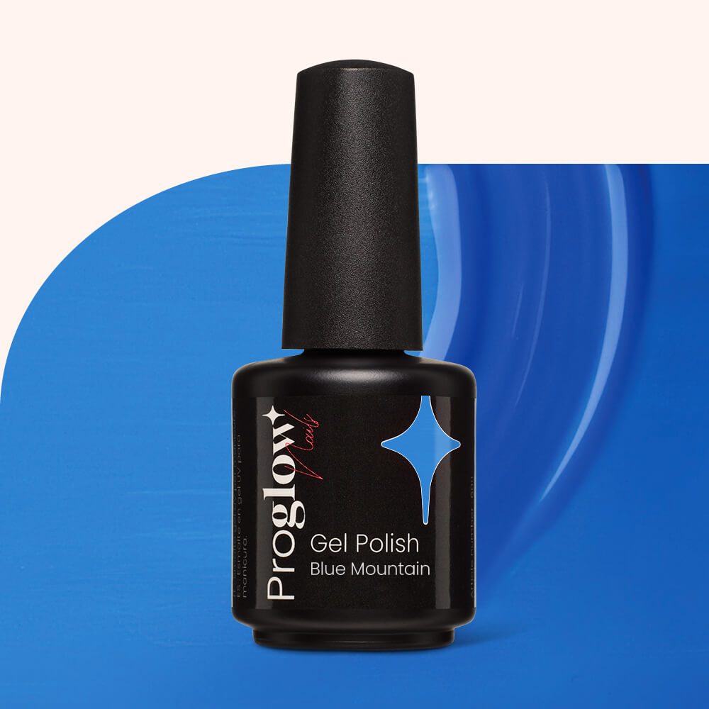 Gel Polish Shellac Blue Mountain
