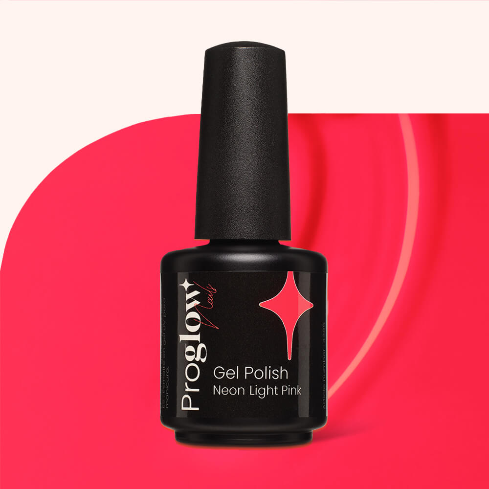 Gel Polish Shellac Neon Light Pink