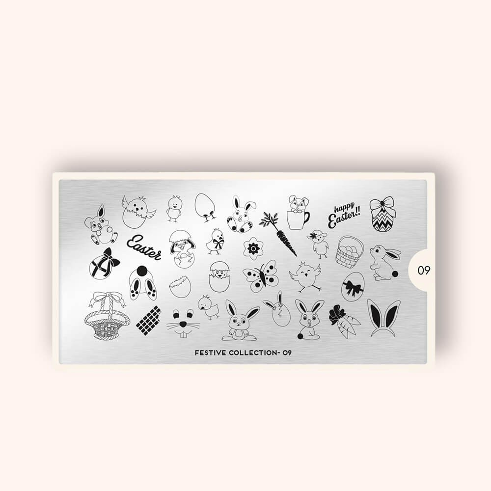 MoYou Stamping Plate Festive 09