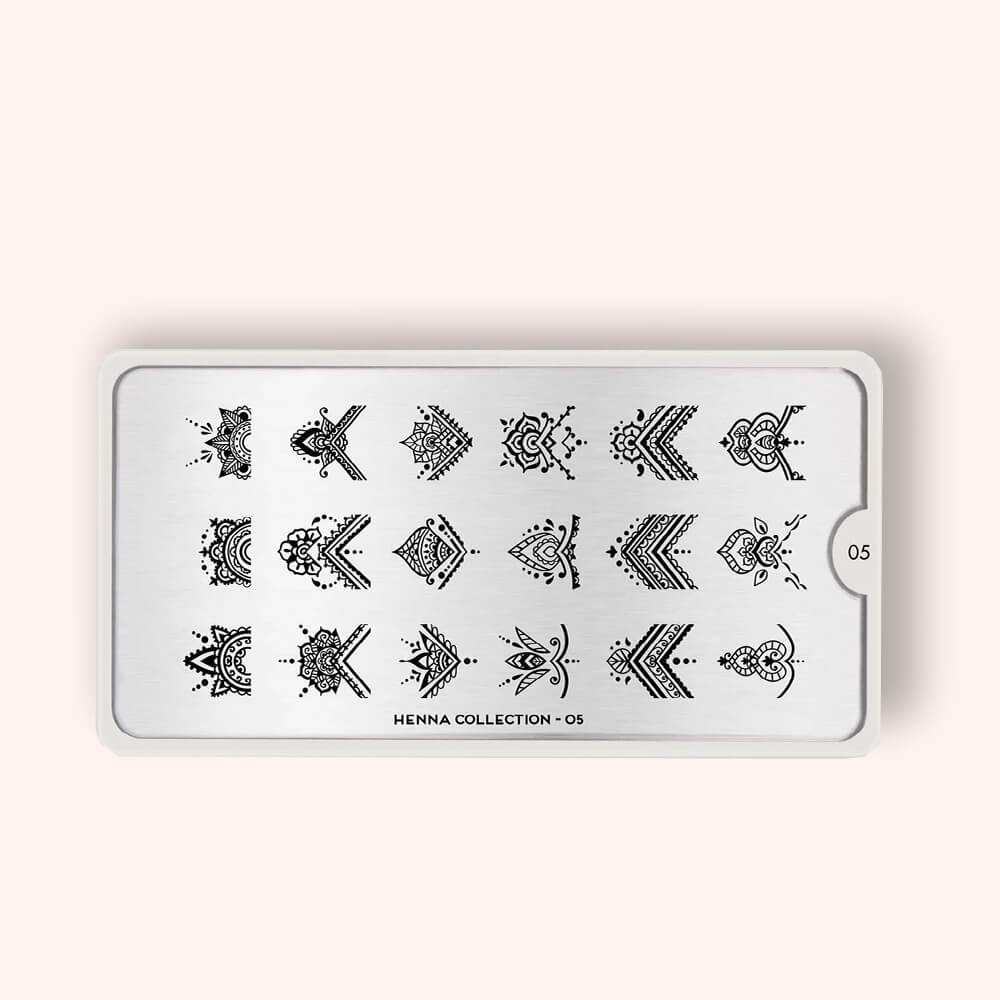 MoYou Stamping Plate Henna 05