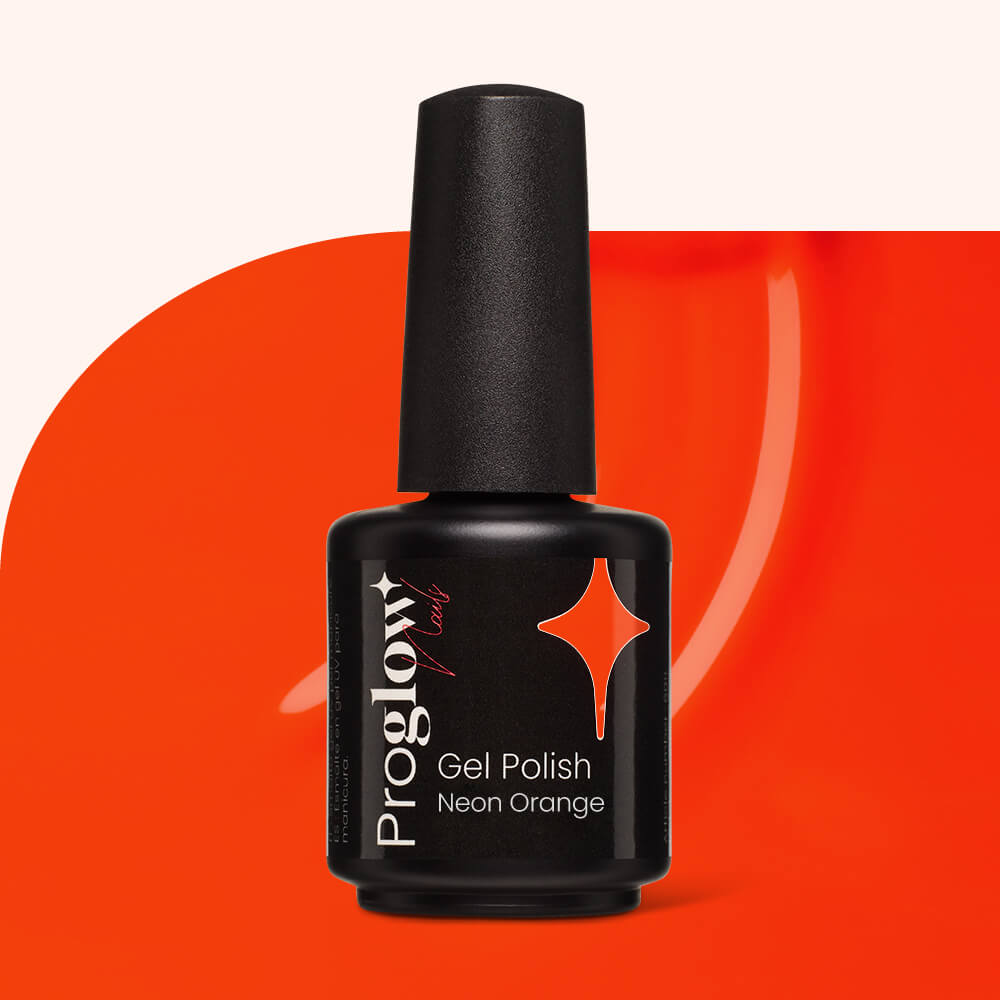 Gel Polish Shellac Neon Orange