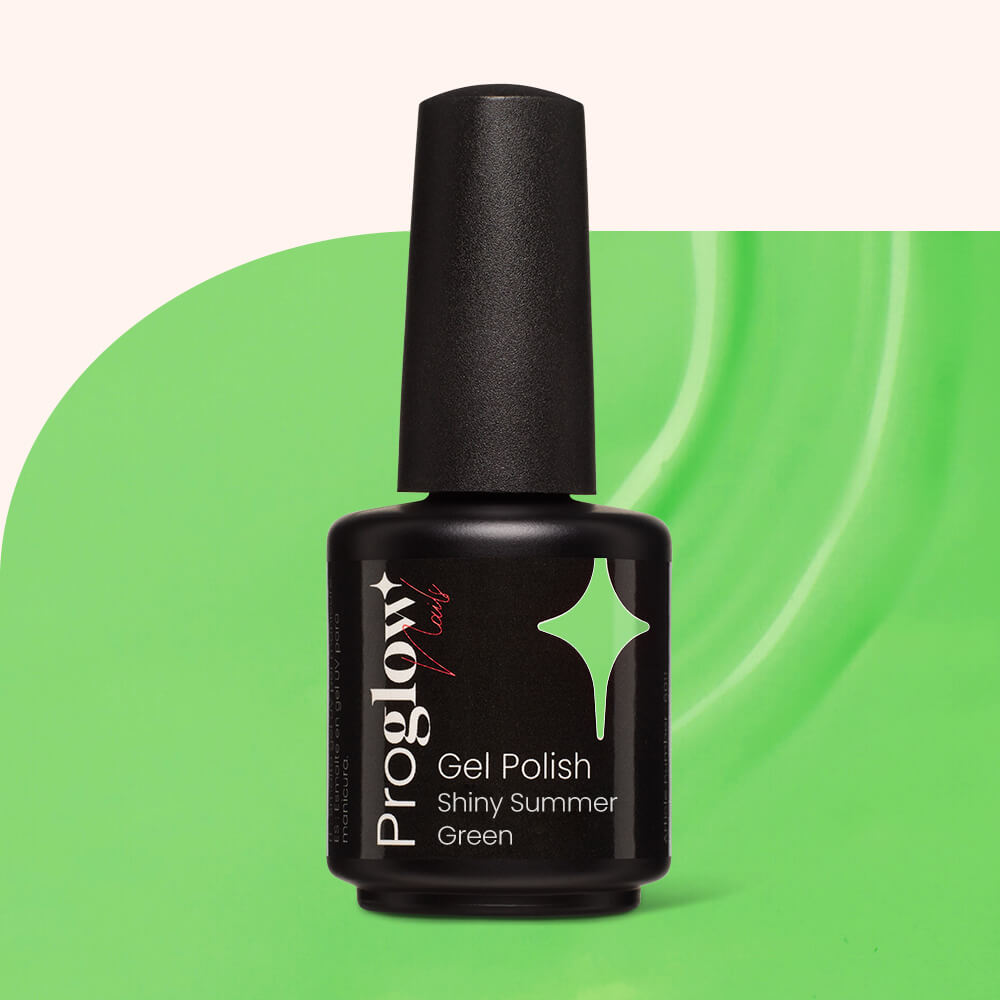 Gel Polish Shellac Shiny Summer Green