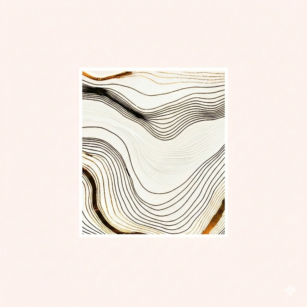 Modern Sticker Wavy 2