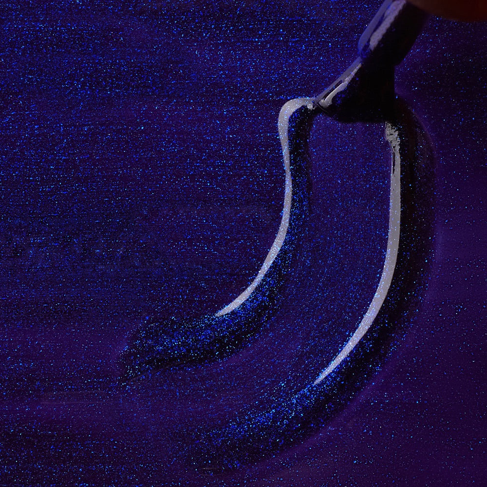 5721 Gel Polish Navy Glitter 2