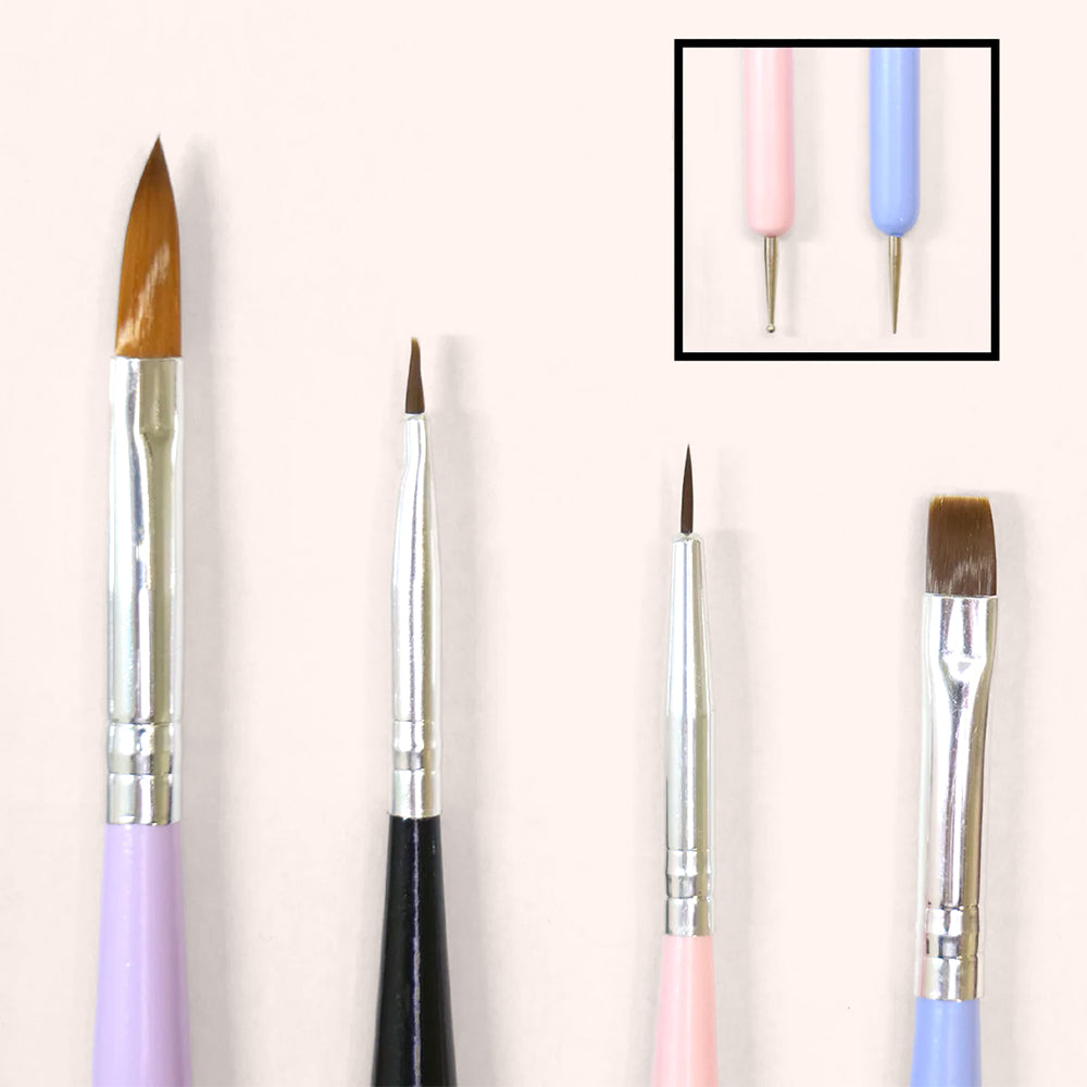 Nail Brush Set 8 Stück