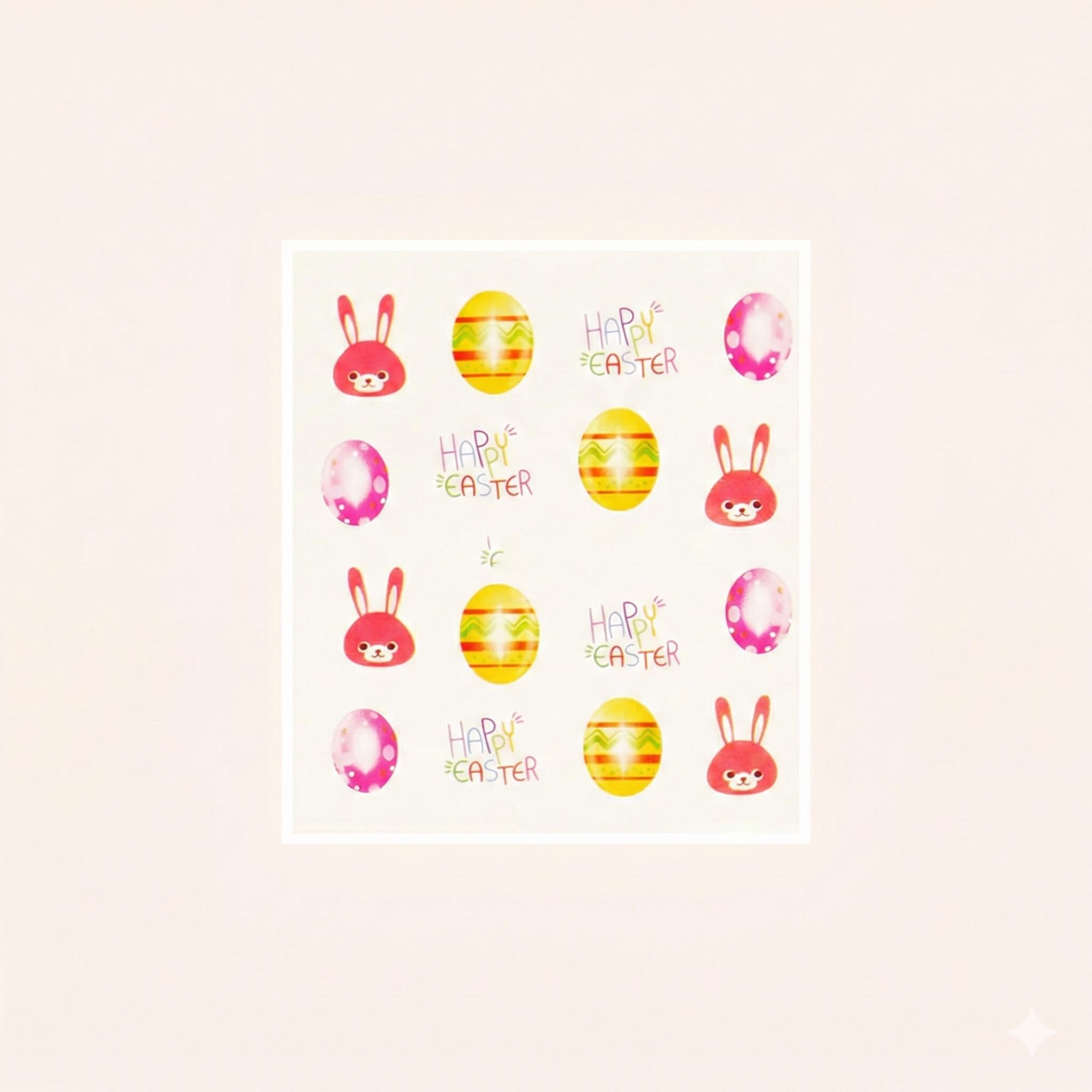 Water Decal Happy Easter 1