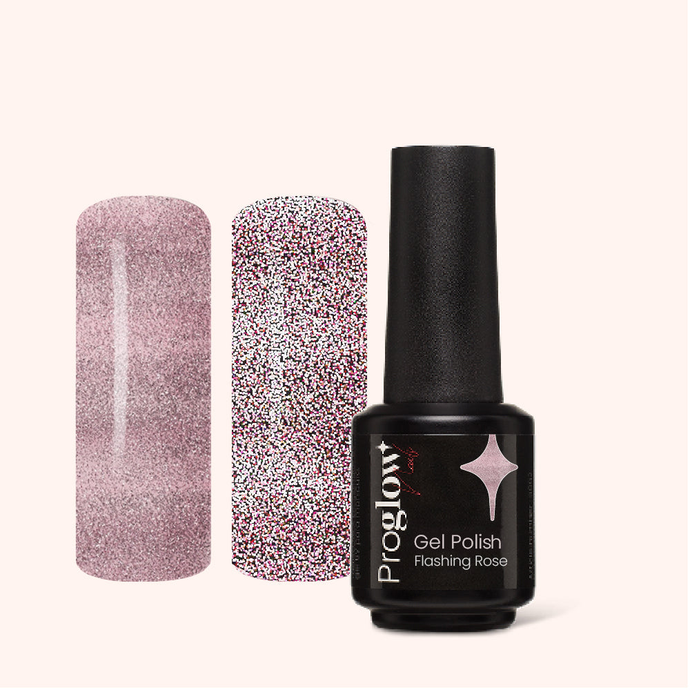 Gel Polish Shellac Flashing Rose