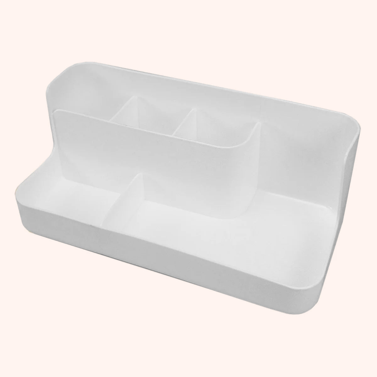 Weiße Aufbewahrungsbox für Manikürematerial "großes Modell"