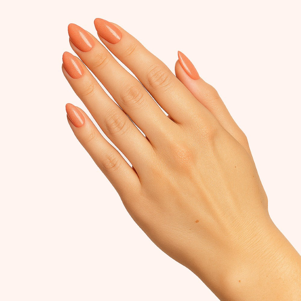 Gel Polish Shellac Melon Shimmer