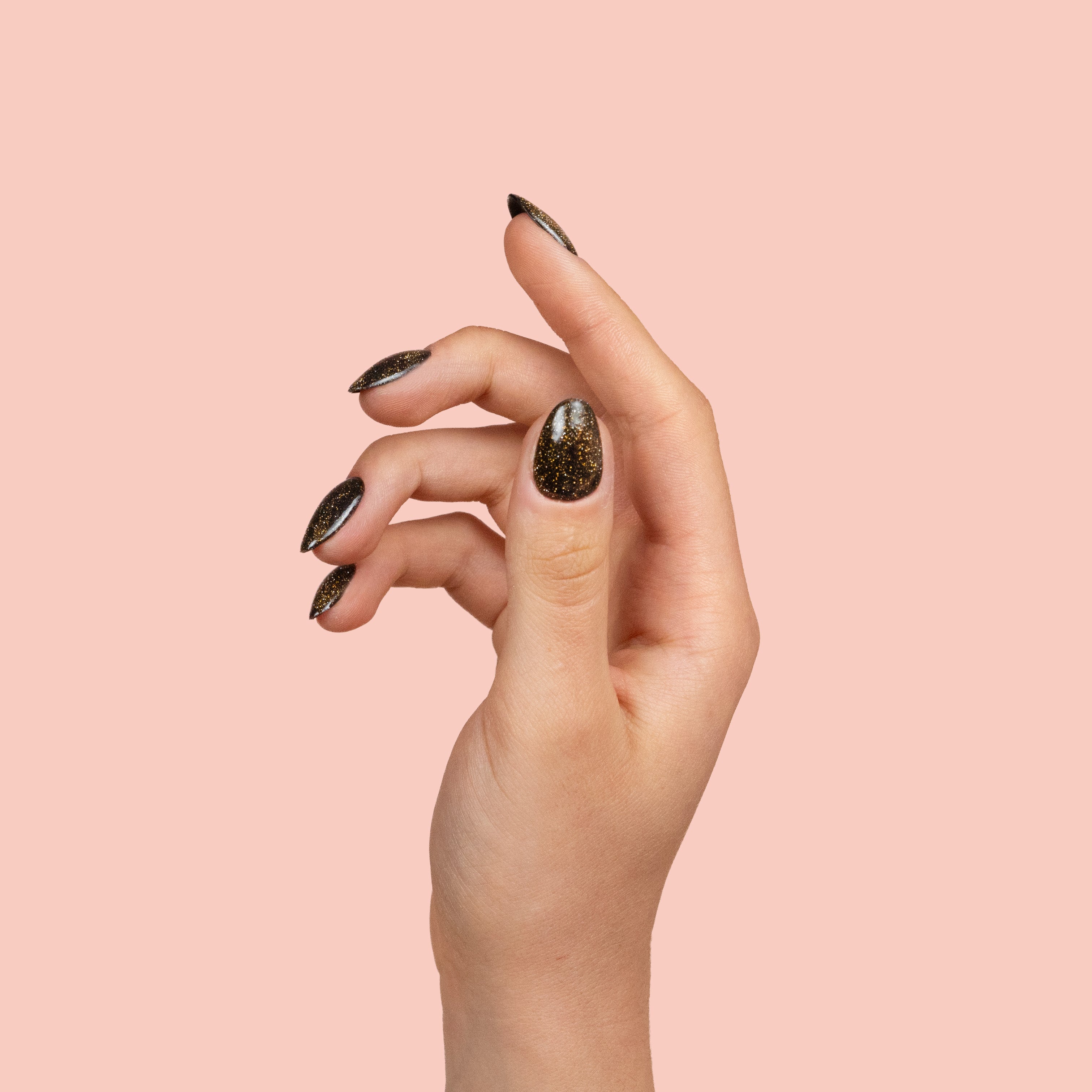 Gel Polish Gellak Flashing Gold Top Coat - No Wipe