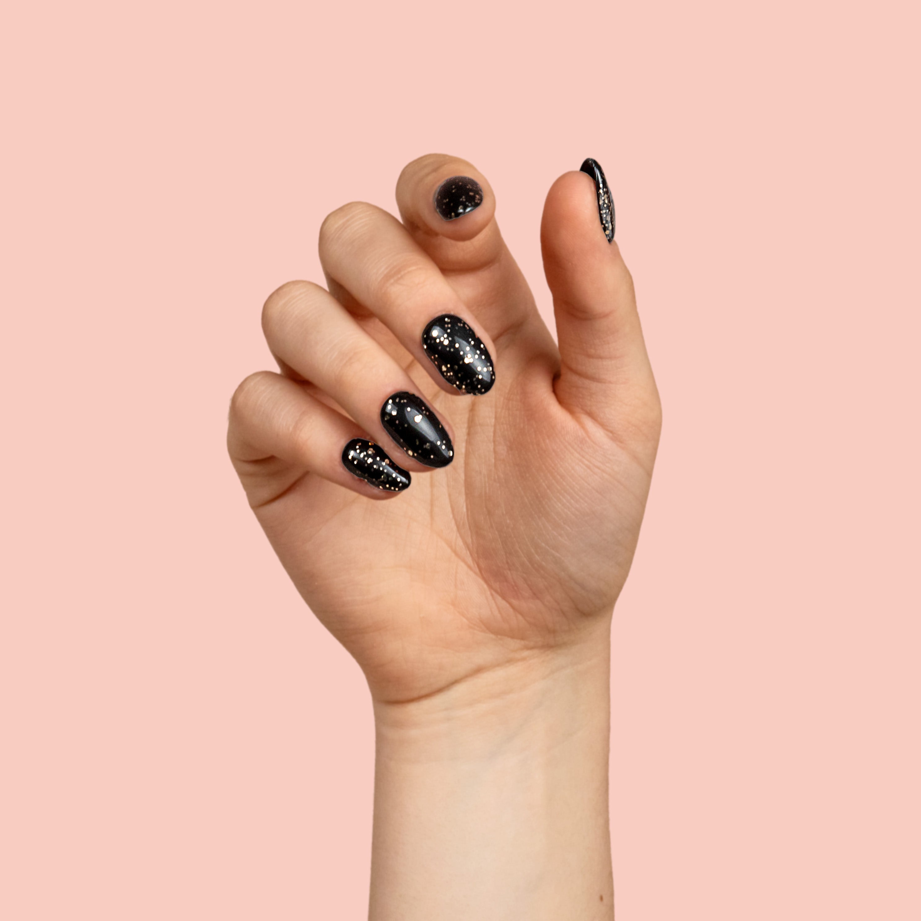 Gel Polish Gellak Glamour Gold Top Coat - No Wipe