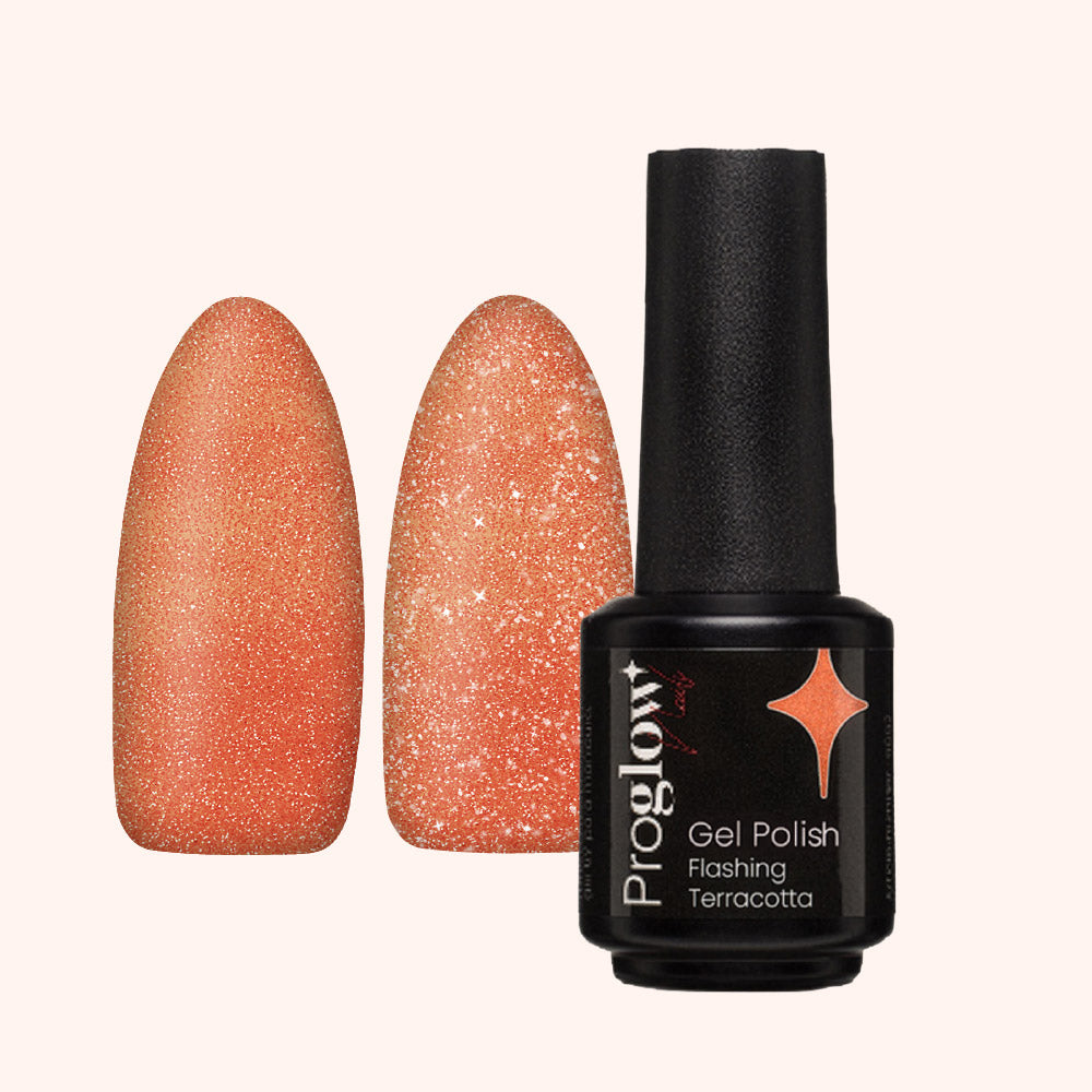 Gel Polish Shellac Flashing Terracotta