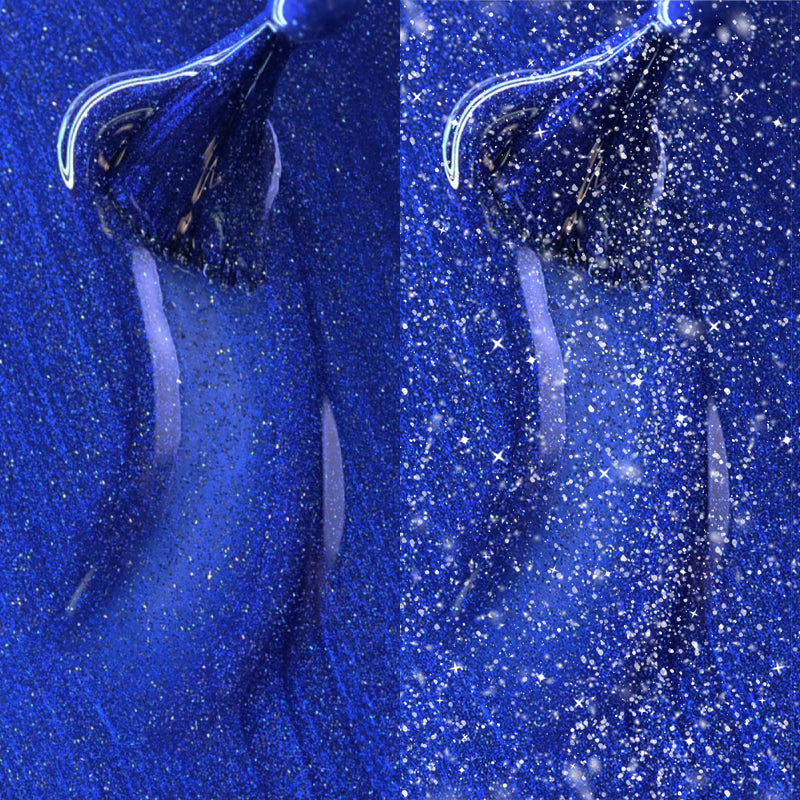 Gel Polish Gellak Flashing Blue