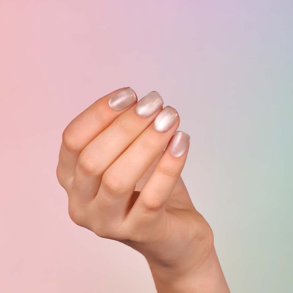 Gel Polish Gellak Crystal Cat Eye Zilver