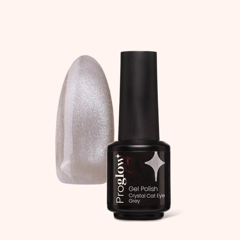 Gel Polish Gellak Crystal Cat Eye Grey