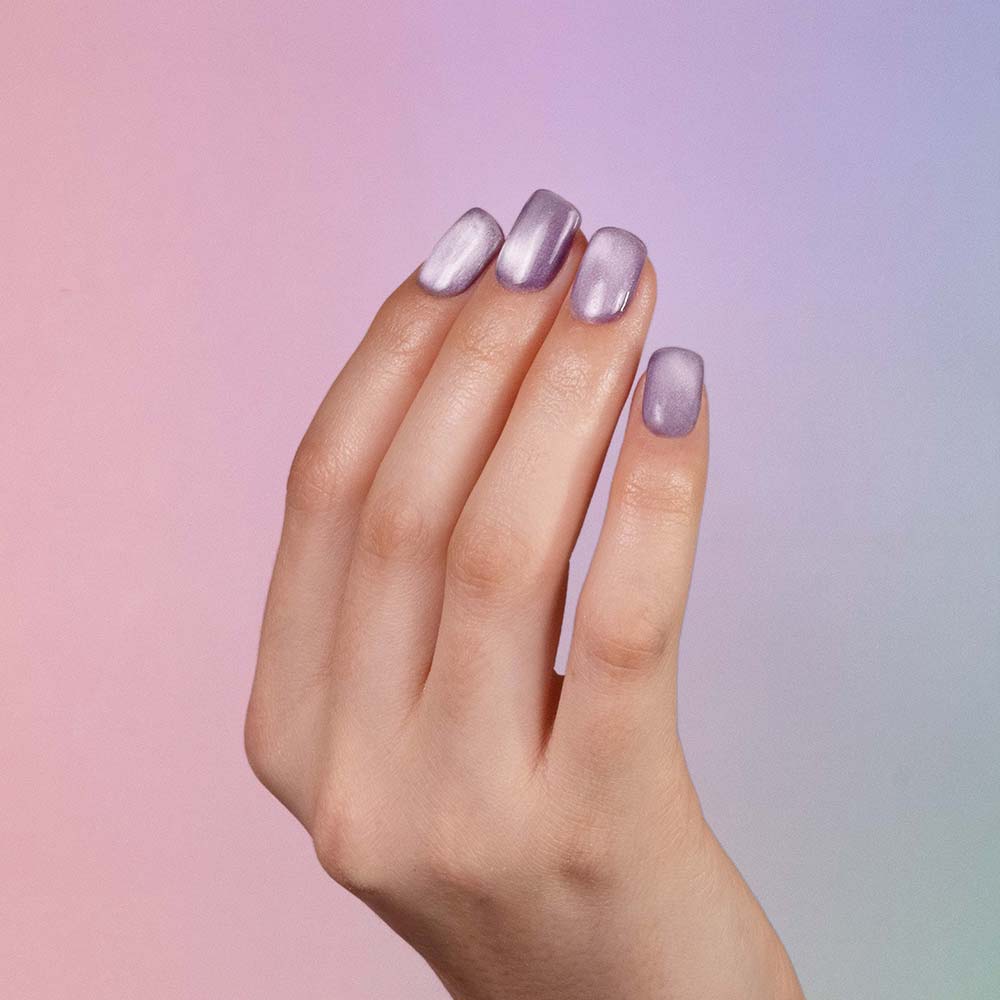 Gel Polish Gellak Crystal Cat Eye Violet