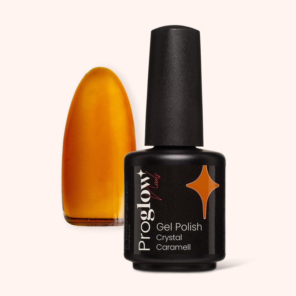 Gel Polish Shellac Crystal Caramell