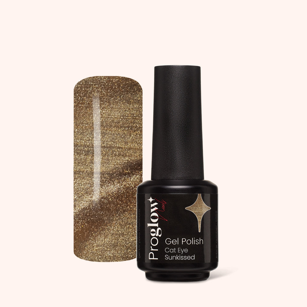 Gelpolish Schellak Katteoog Sunkissed