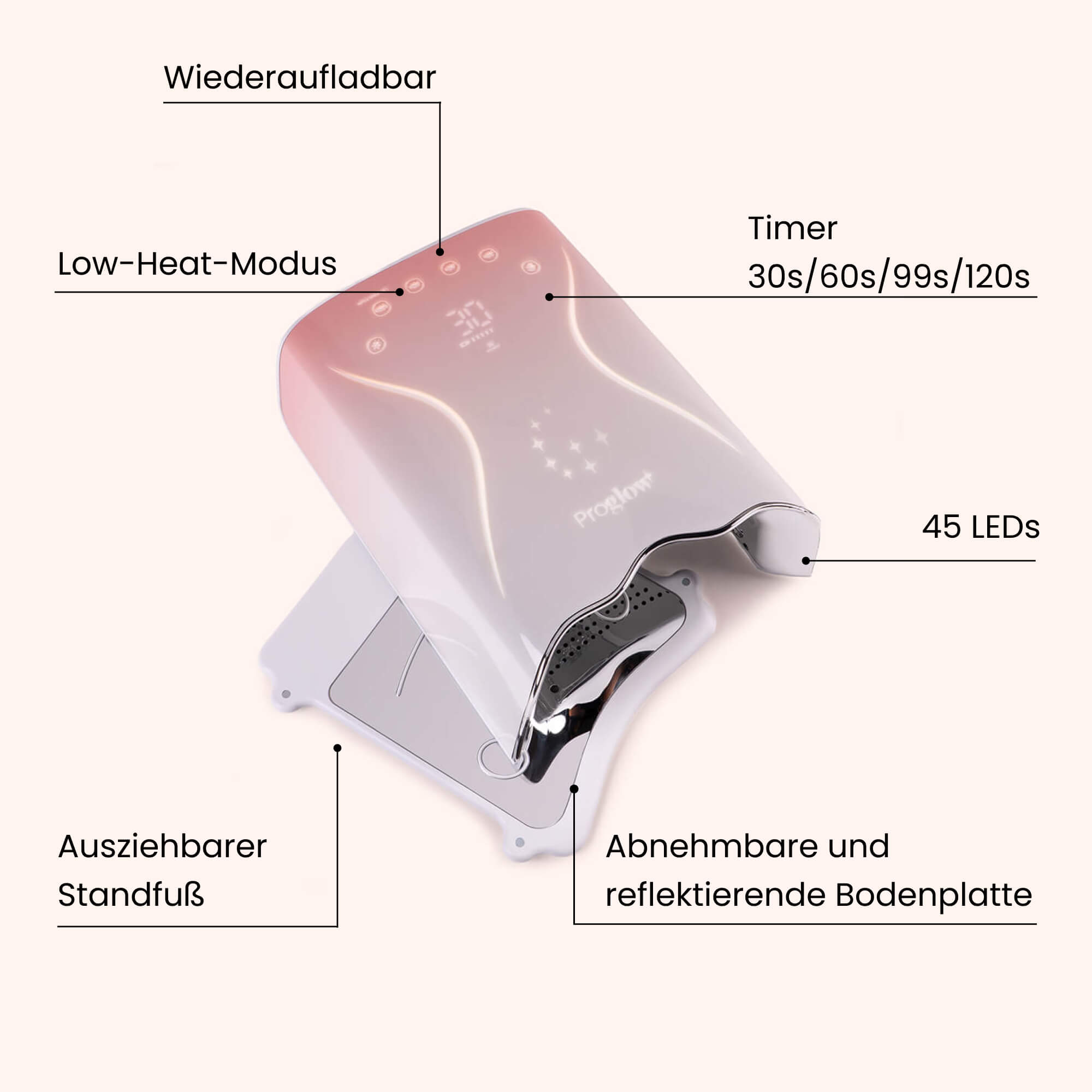 Premium Lamp Gradient Pink 60W