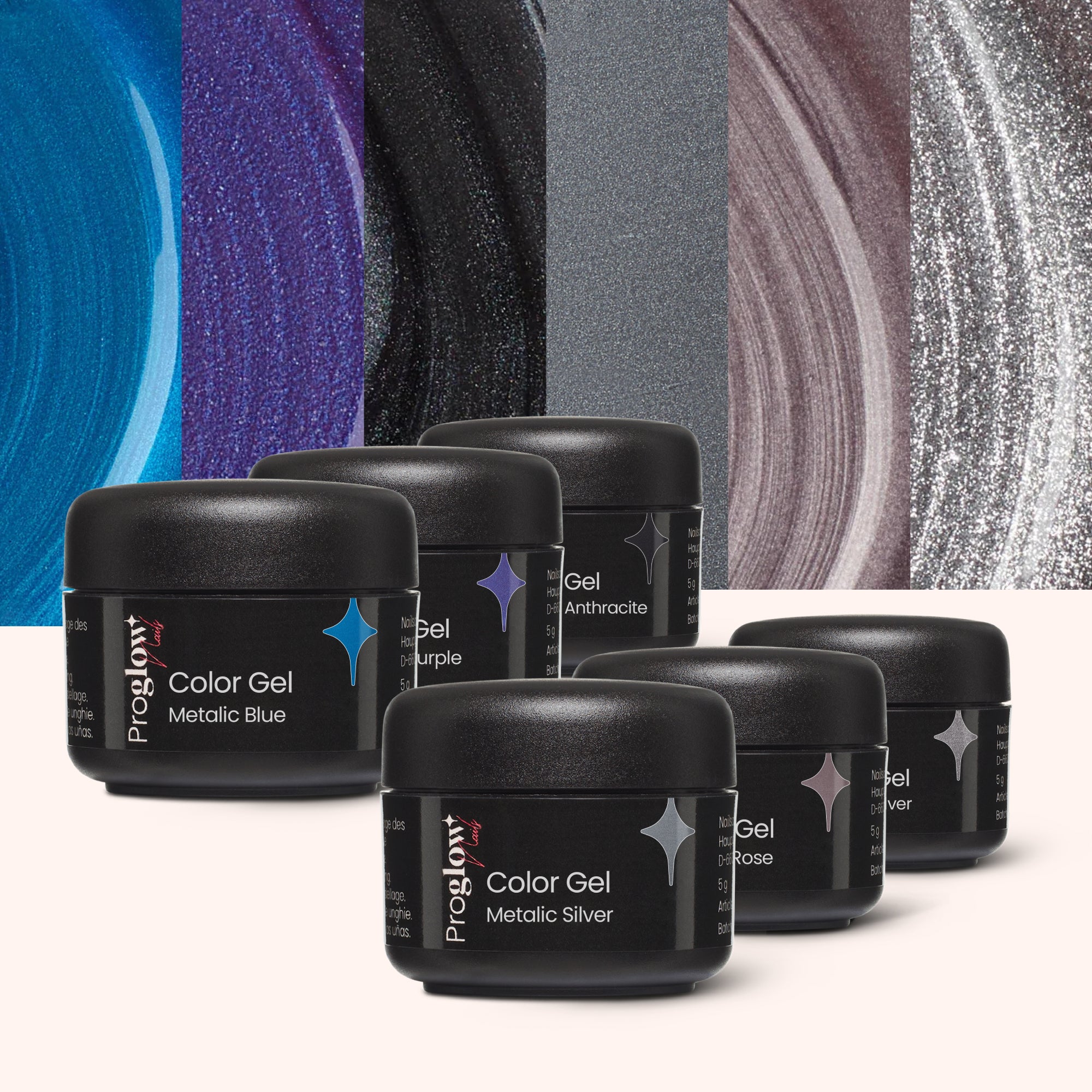Color Gel Metallic Set