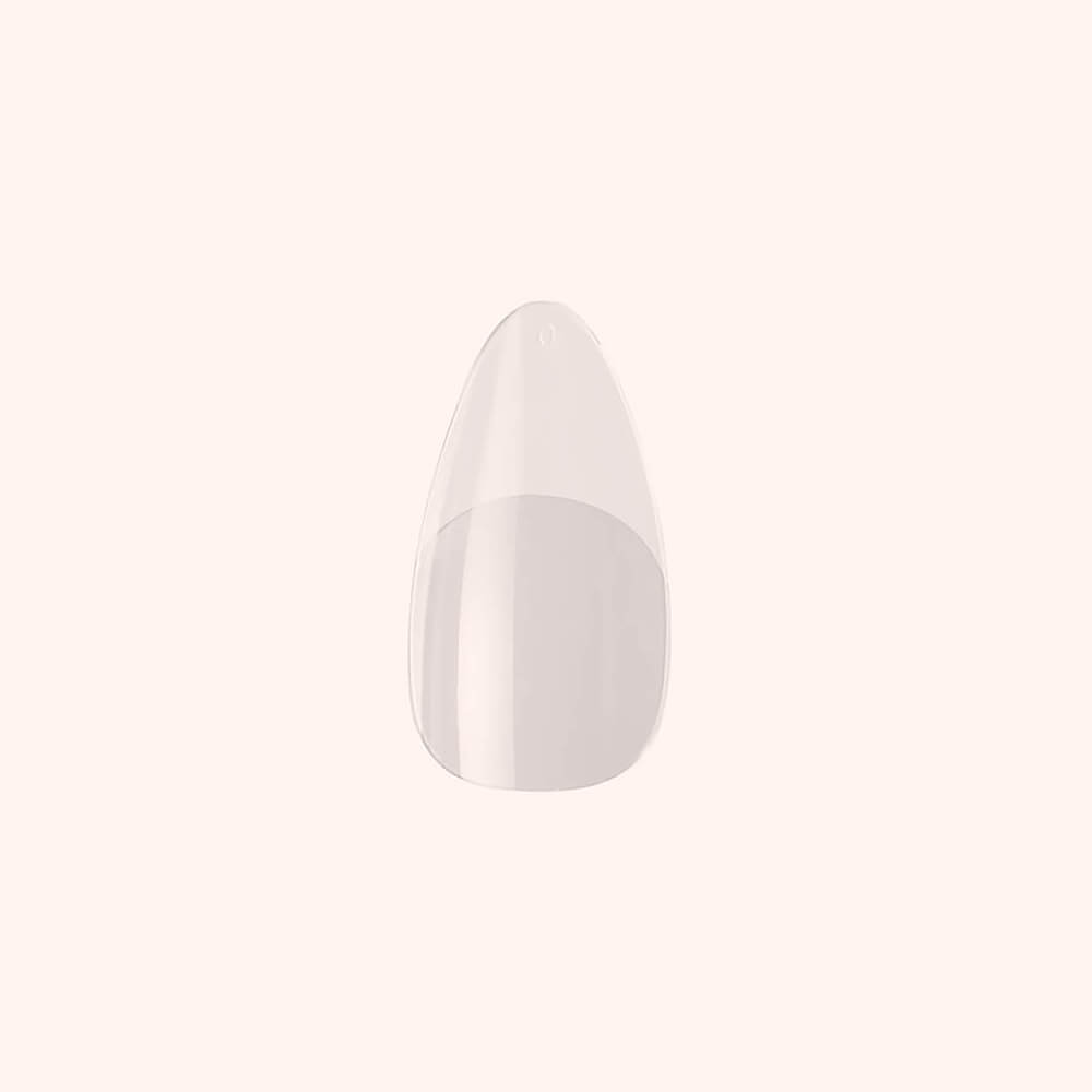 Soft Gel Nail Tips Half Buffed Long Almond Shape 500