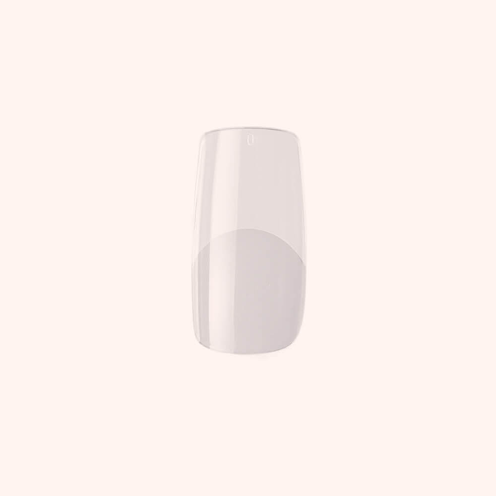 Soft Gel Nail Tips Half Buffed Square Shape 500