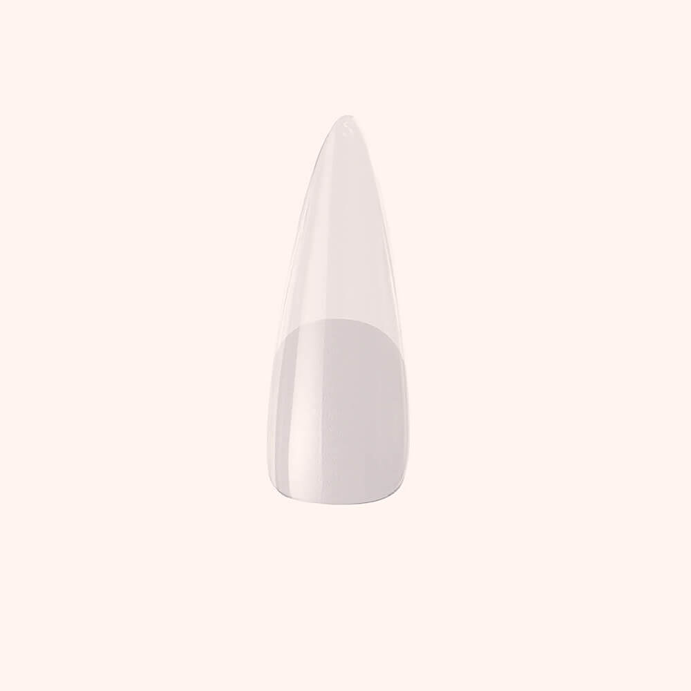 Soft Gel Nail Tips Half Buffed Stiletto Shape 500