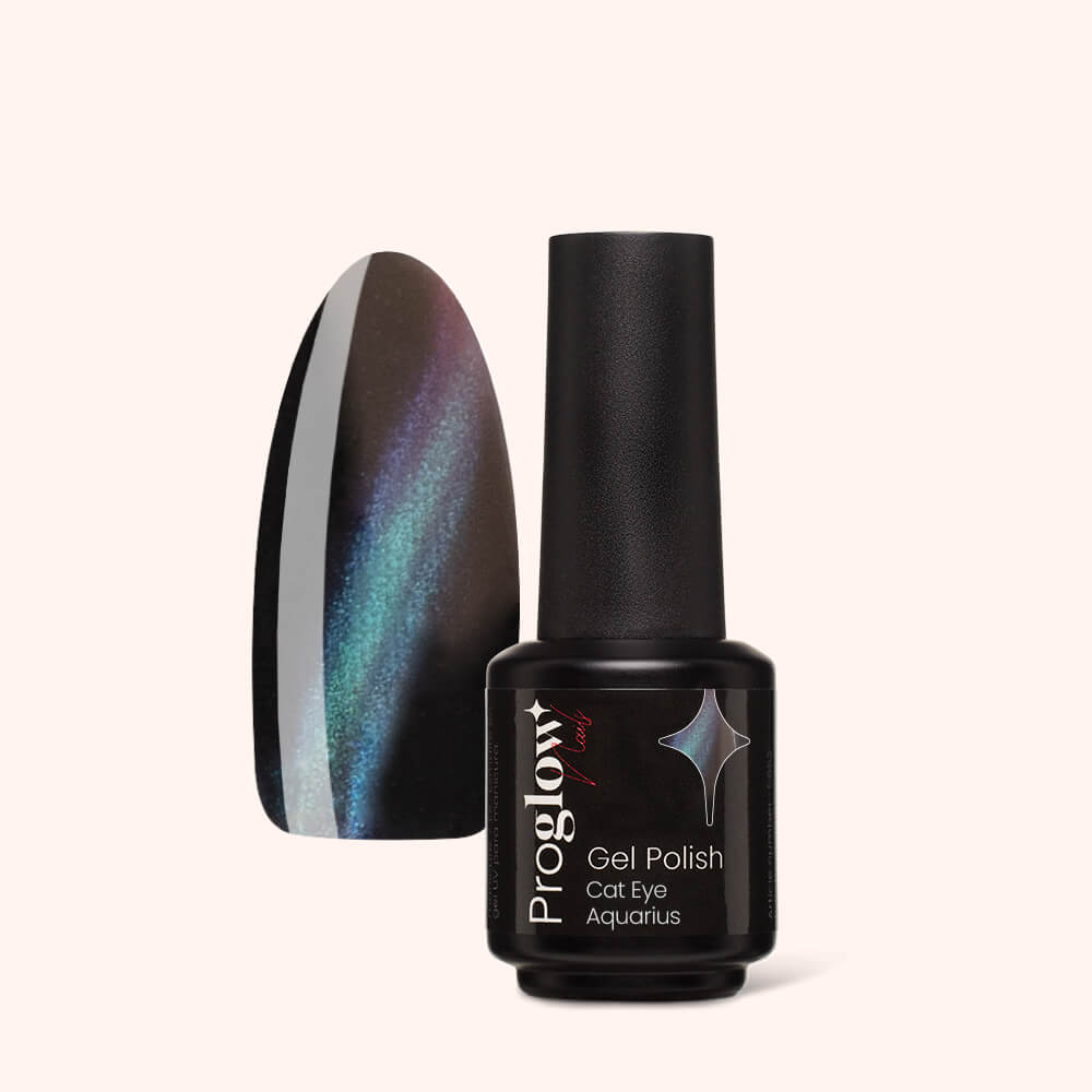Gel Polish Shellac Cat Eye Aquarius
