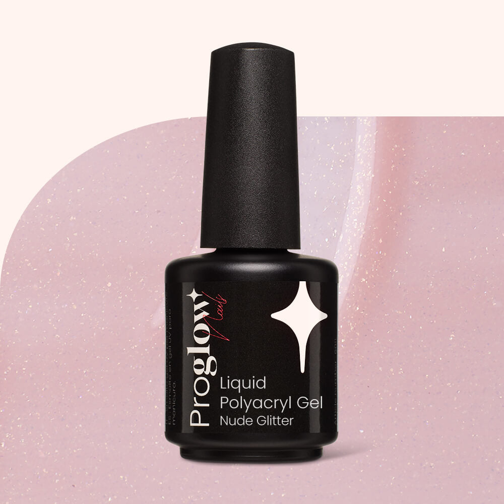 Liquid Polyacryl Gel Nude Glitter