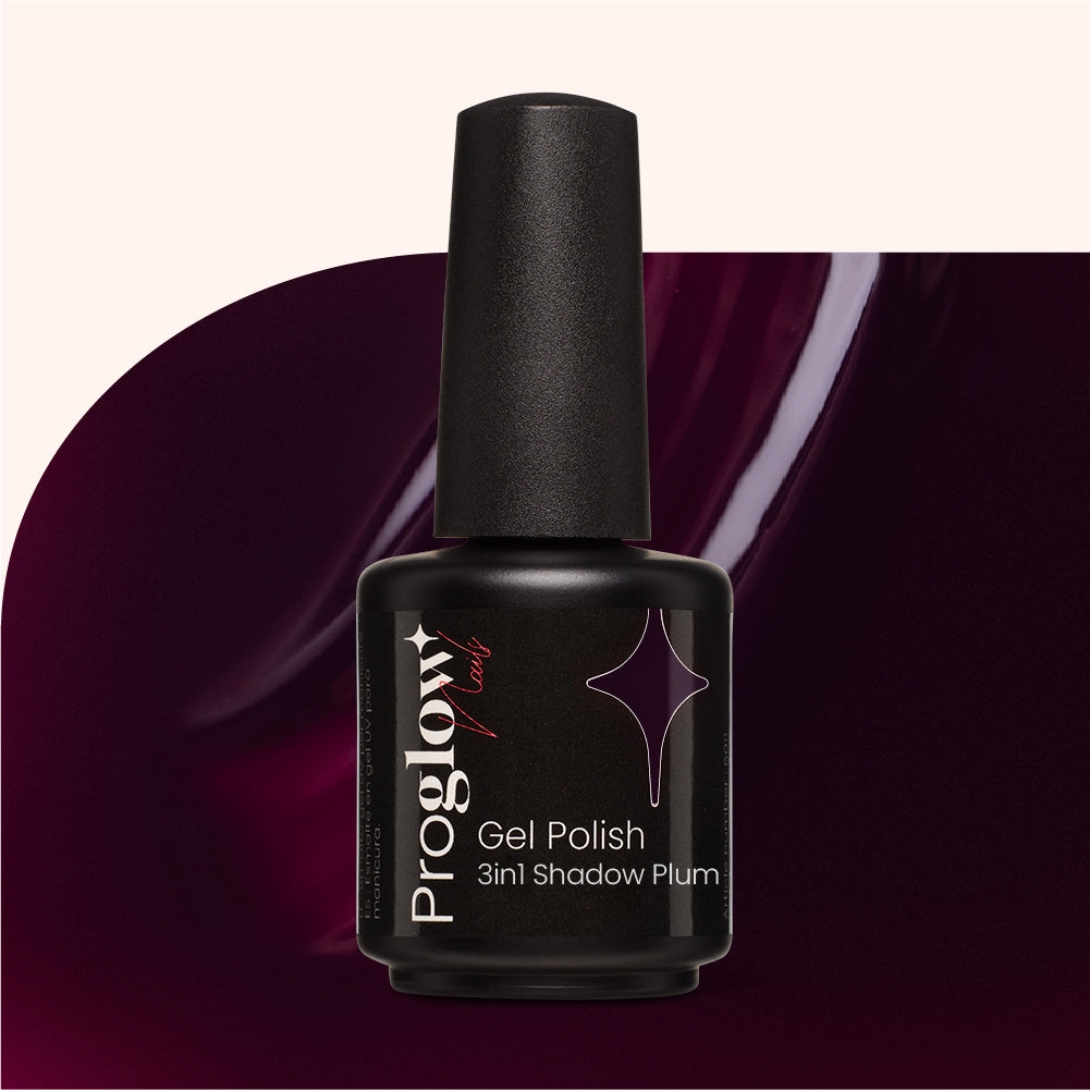 Gel Polish Gellak 3-in-1 No Wipe Shadow Plum