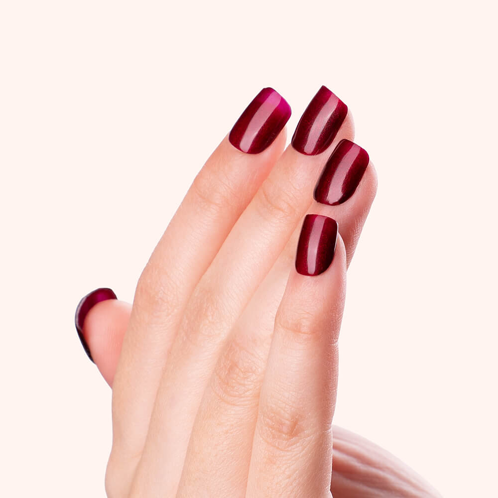 Gel Polish Shellac Red Obsession