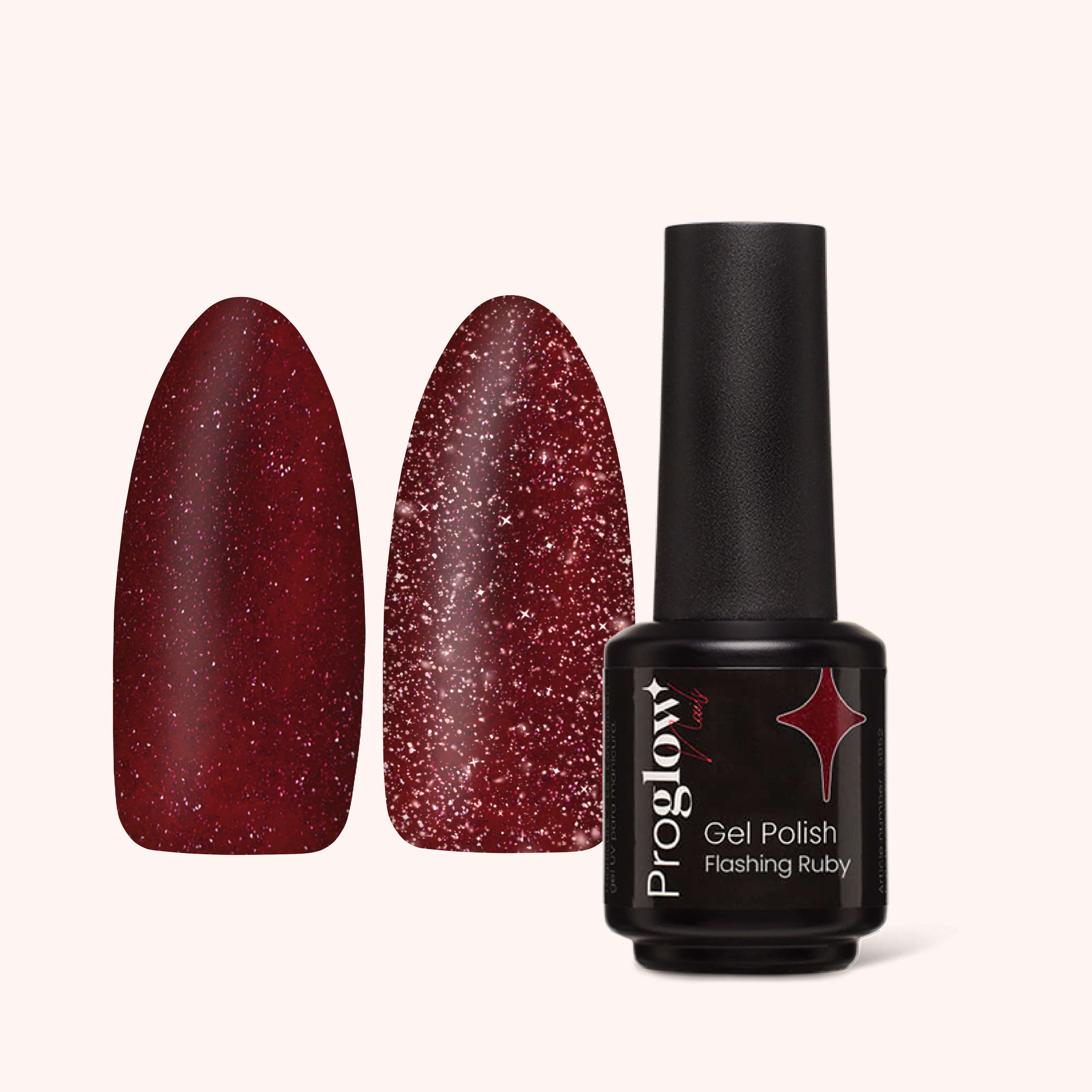 Gel Polish Gellak Flashing Ruby