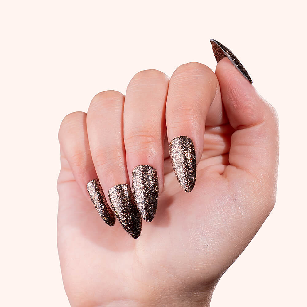 Gel Polish Shellac Platinum Brown