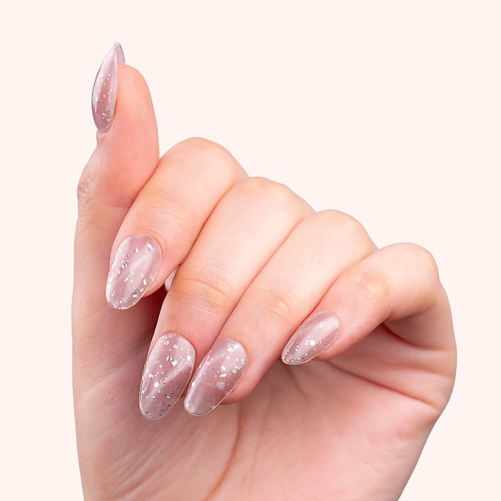 Gel Polish Gellak Cat Eye Violet Bubble