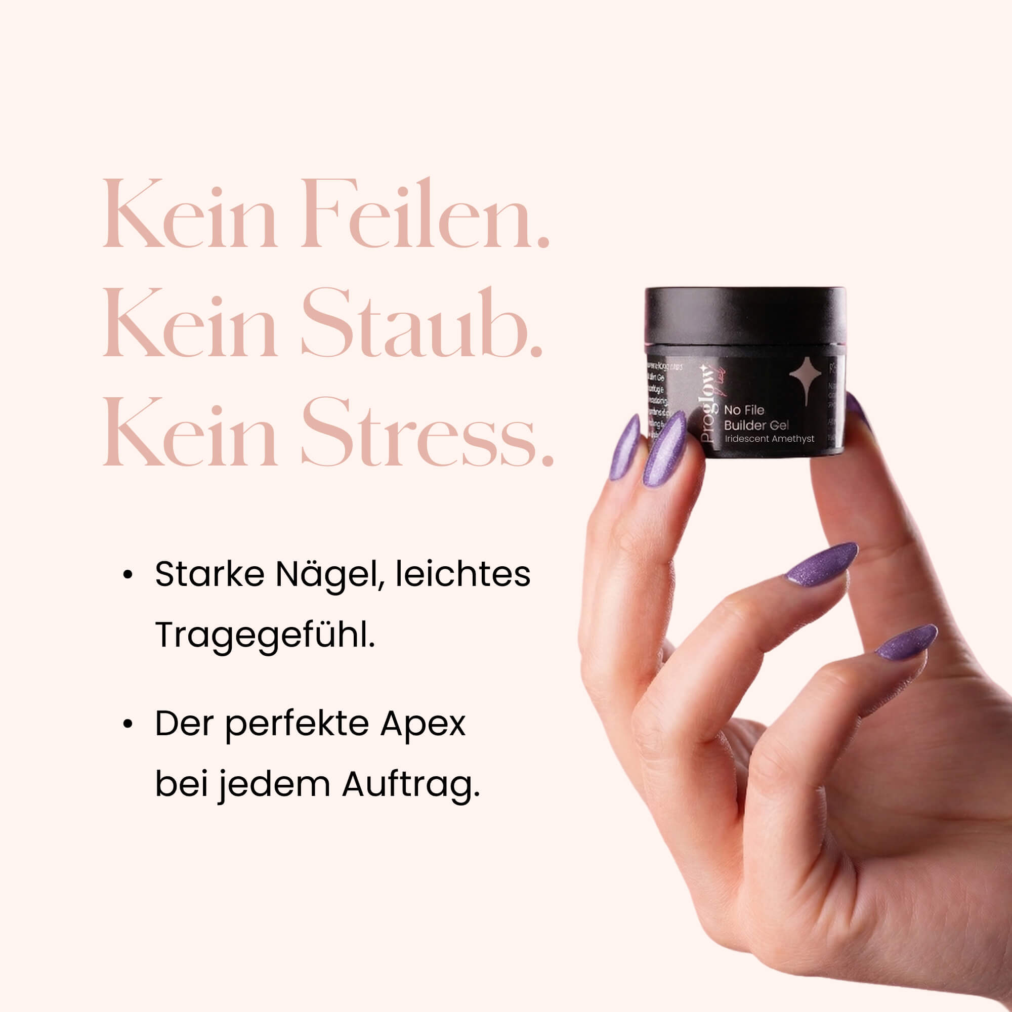 No File Builder Gel Iridescent Amethyst