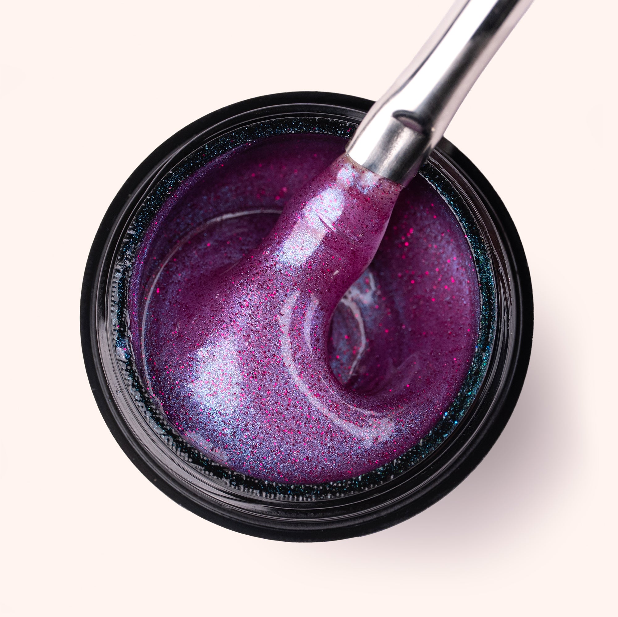 No File Builder Gel Iridescent Wildberry