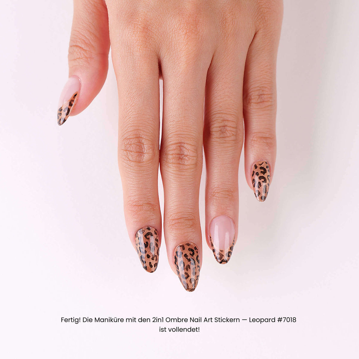 2in1 Ombre Nail Art Sticker - Butterfly