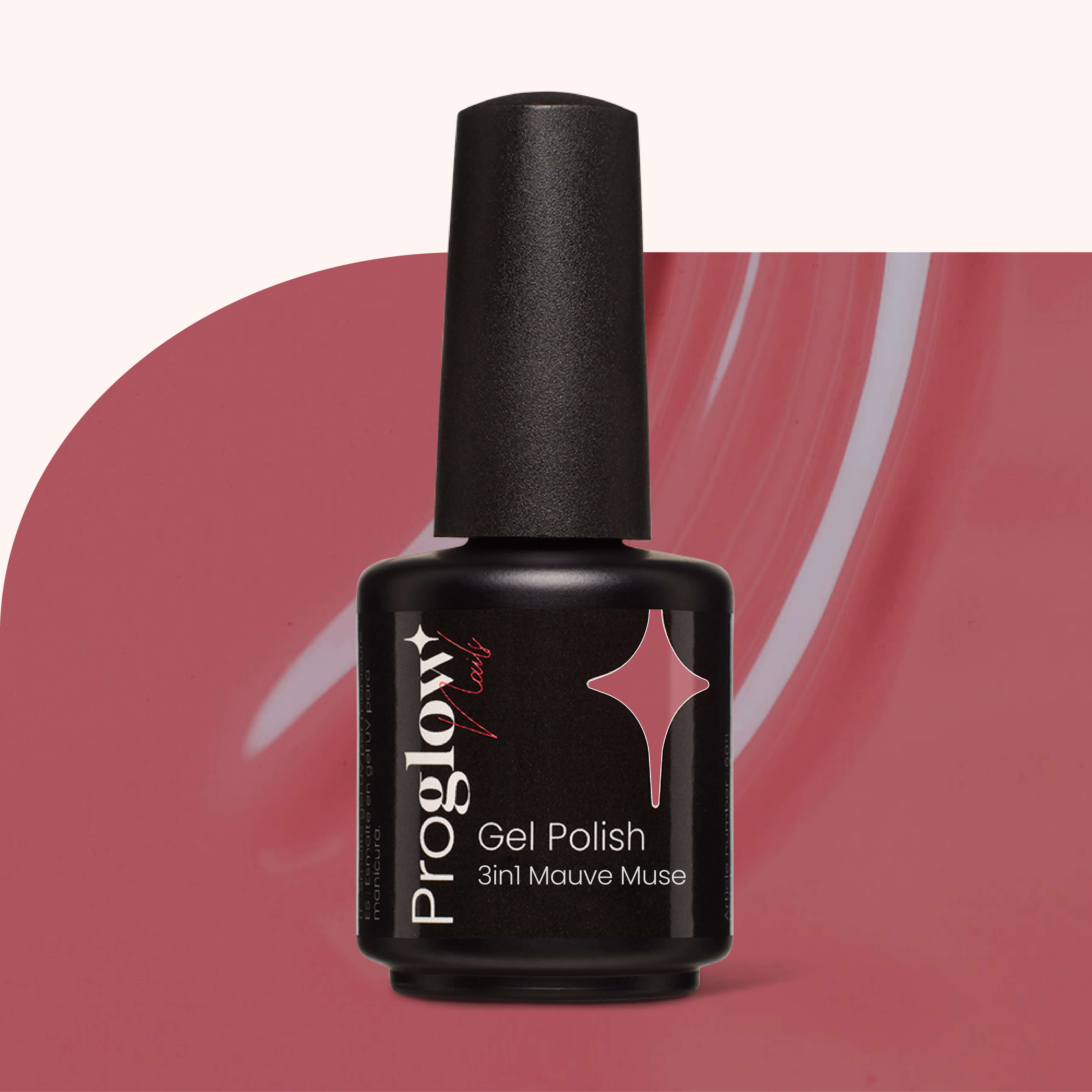 Gel Polish Gellak 3-in-1 No Wipe Mauve Muse