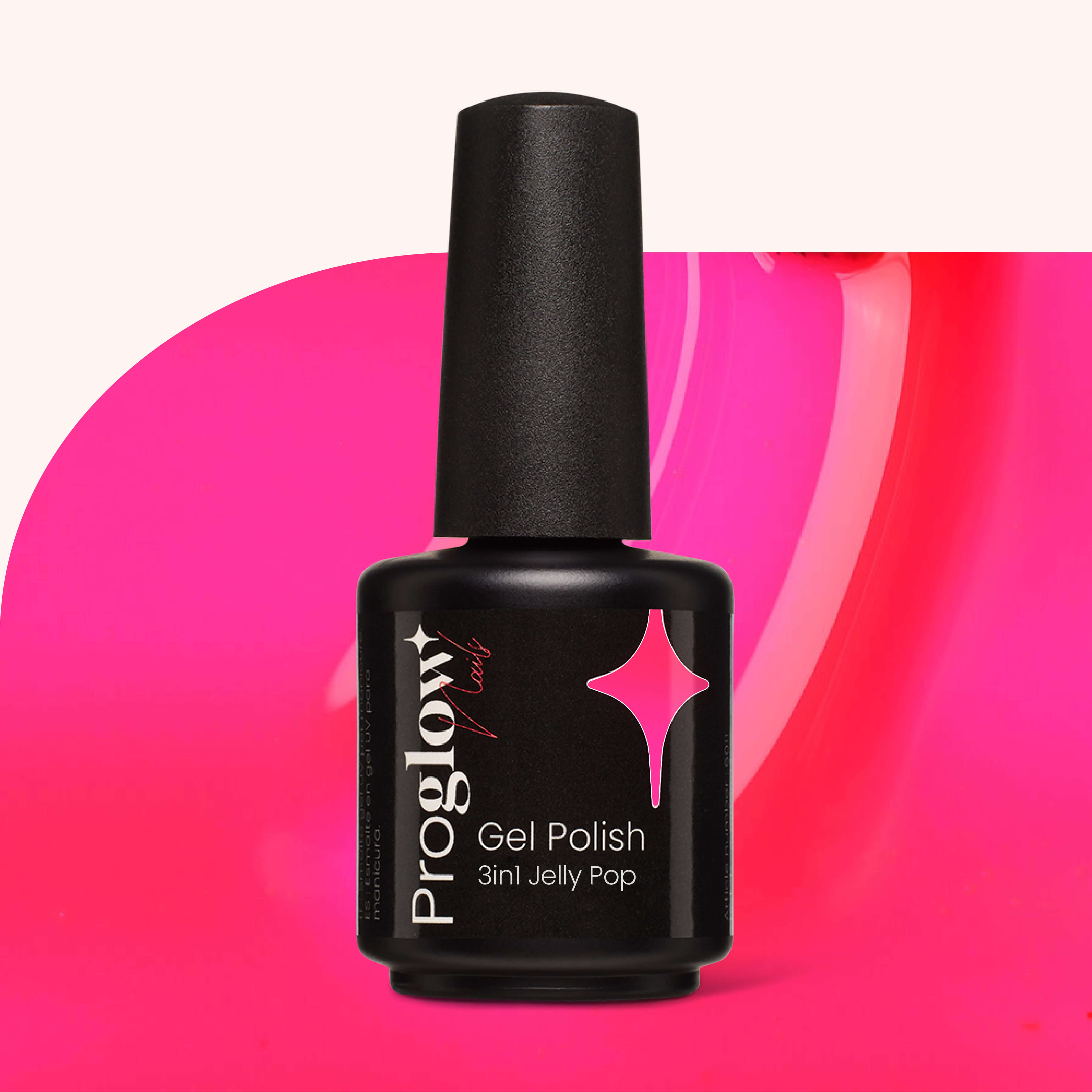 Gel Polish Gellak 3-in-1 No Wipe Jelly Pop