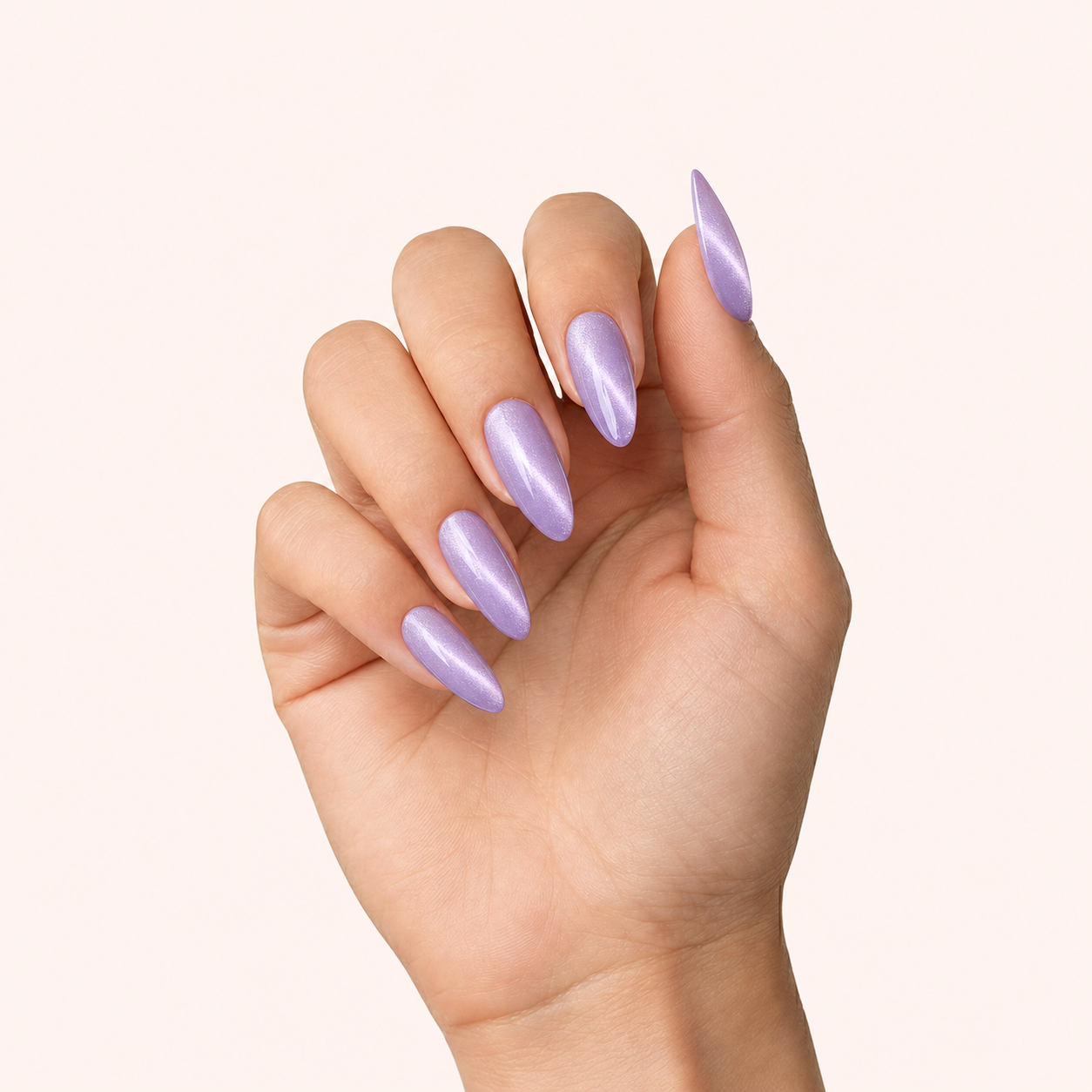 Gel Polish Gellak Soft Pastel Cat Eye Thistle