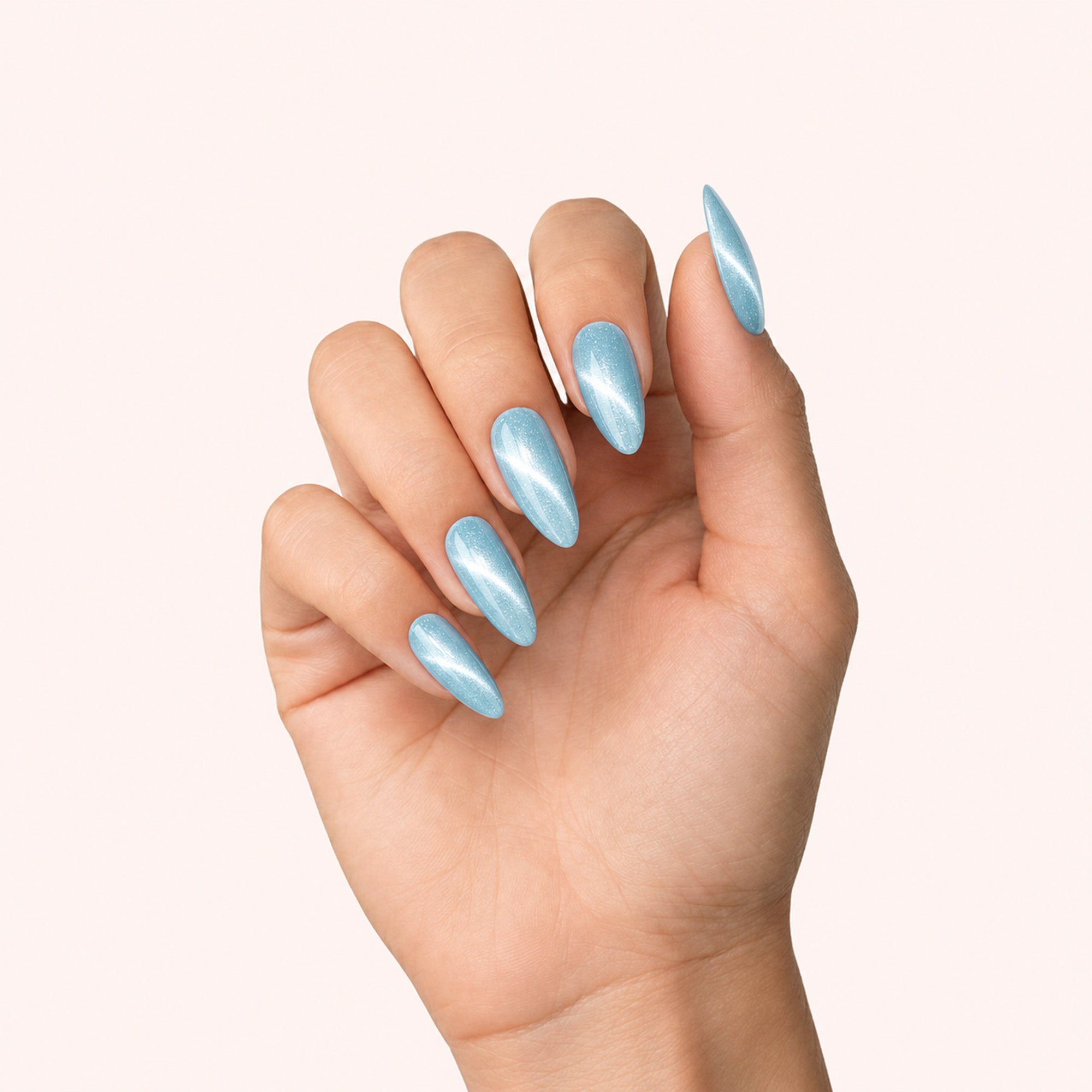 Gel Polish Gellak Soft Pastel Cat Eye Aqua