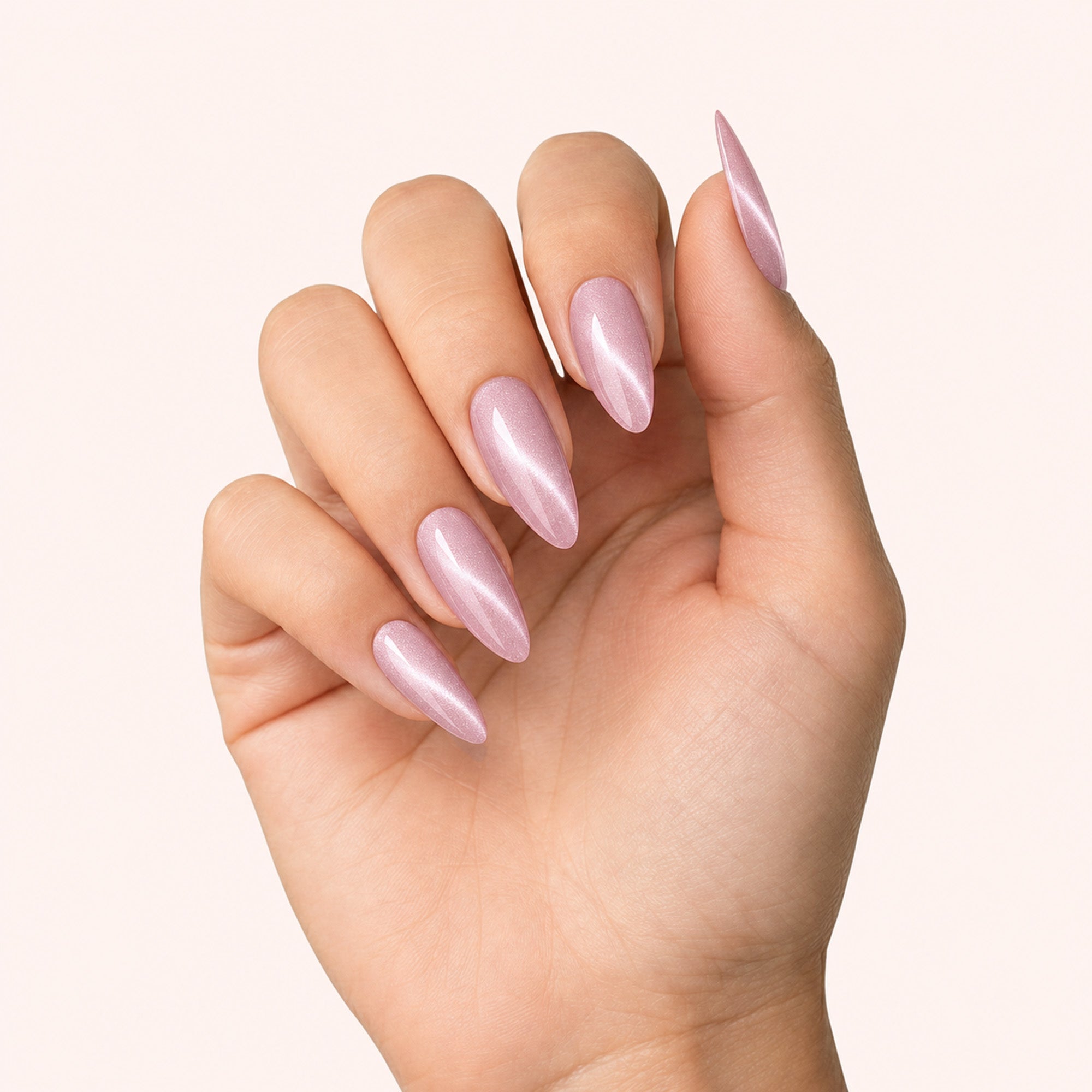 Gel Polish Gellak Soft Pastel Cat Eye Almond