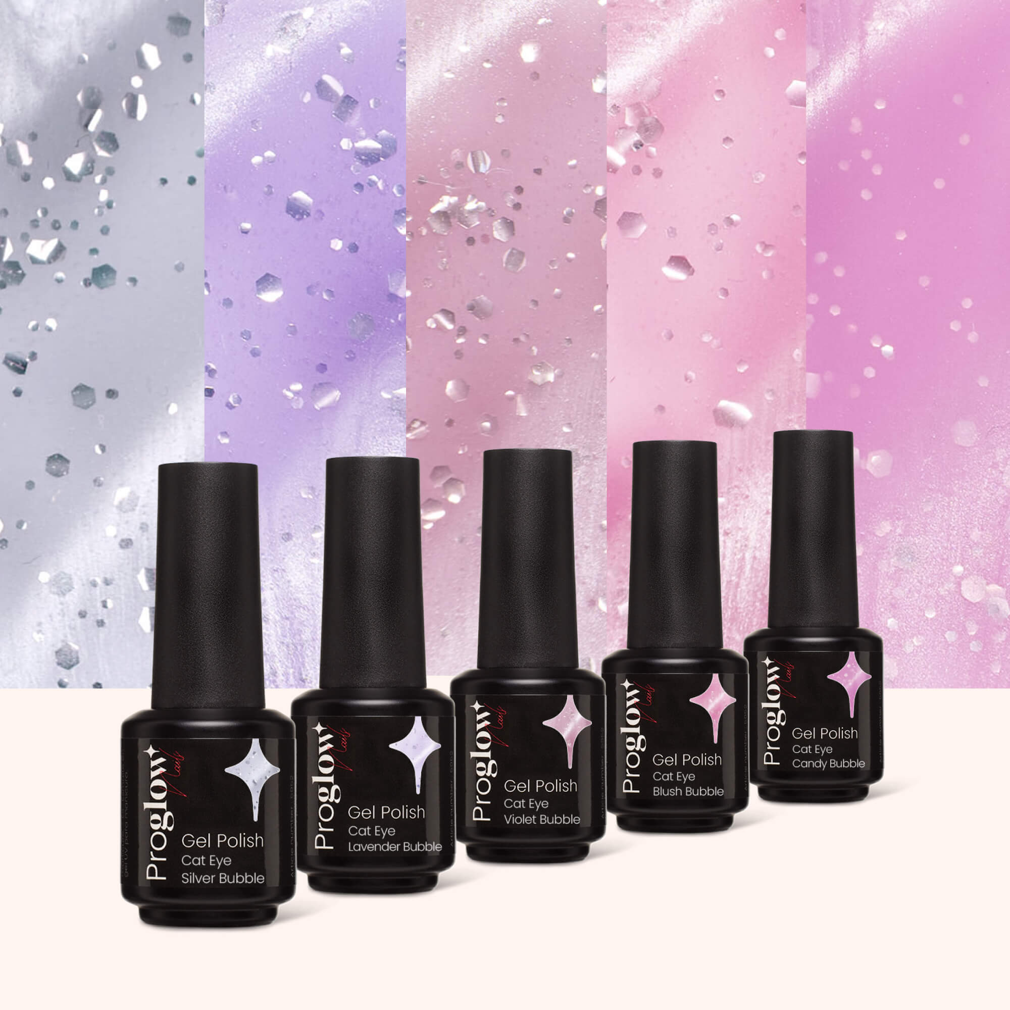 Cat Eye Bubble Gel Polish Set