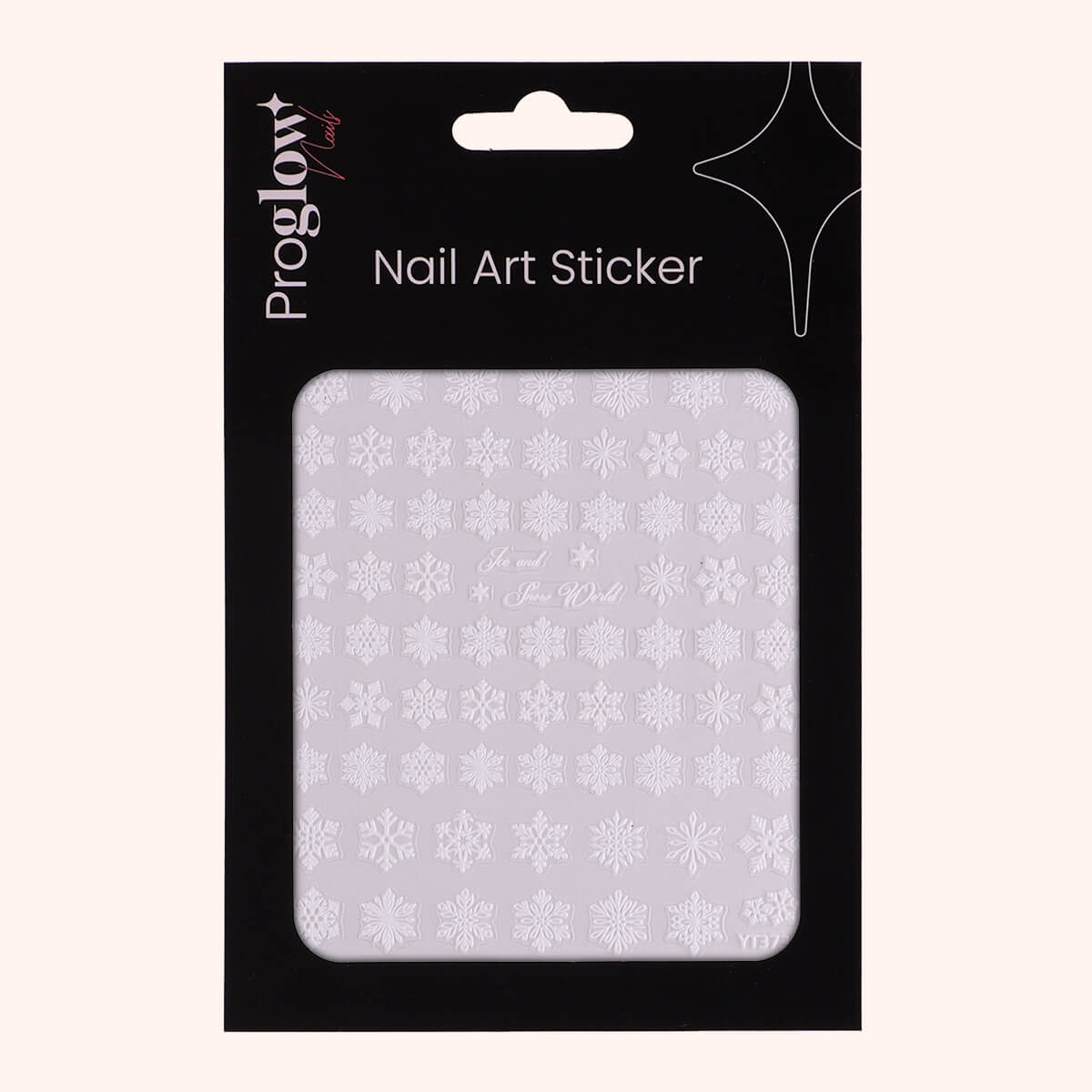Nagelsticker Snowfall