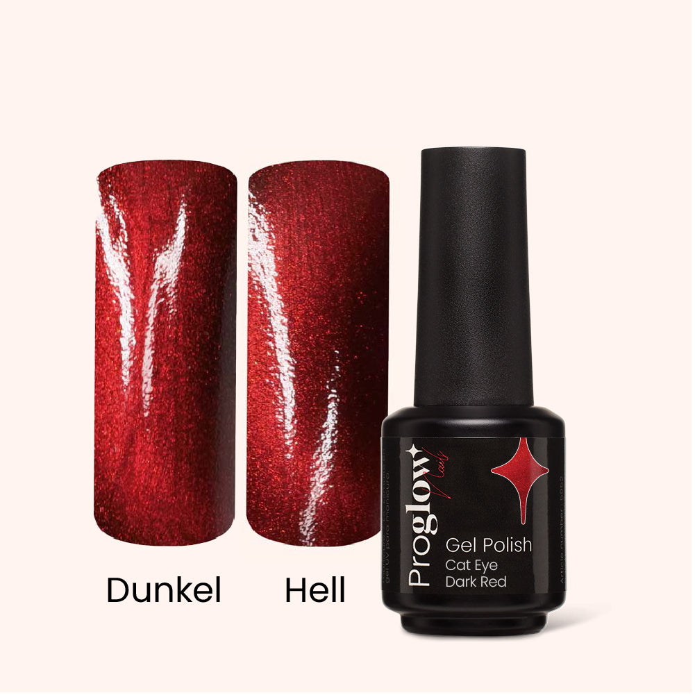 Gel Polish Gellak Cat Eye Dark Red