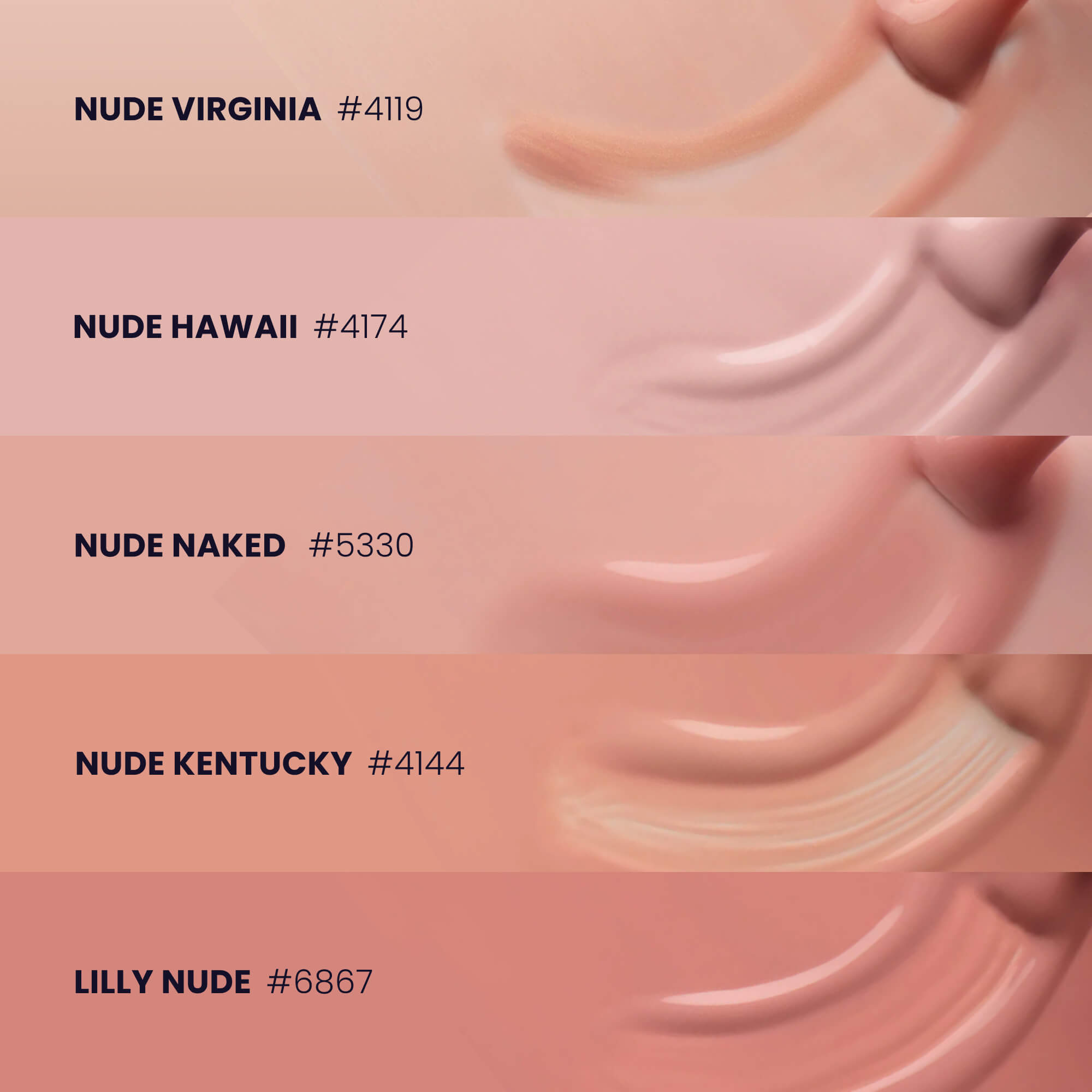 Gel Polish Gellak Nude Naked