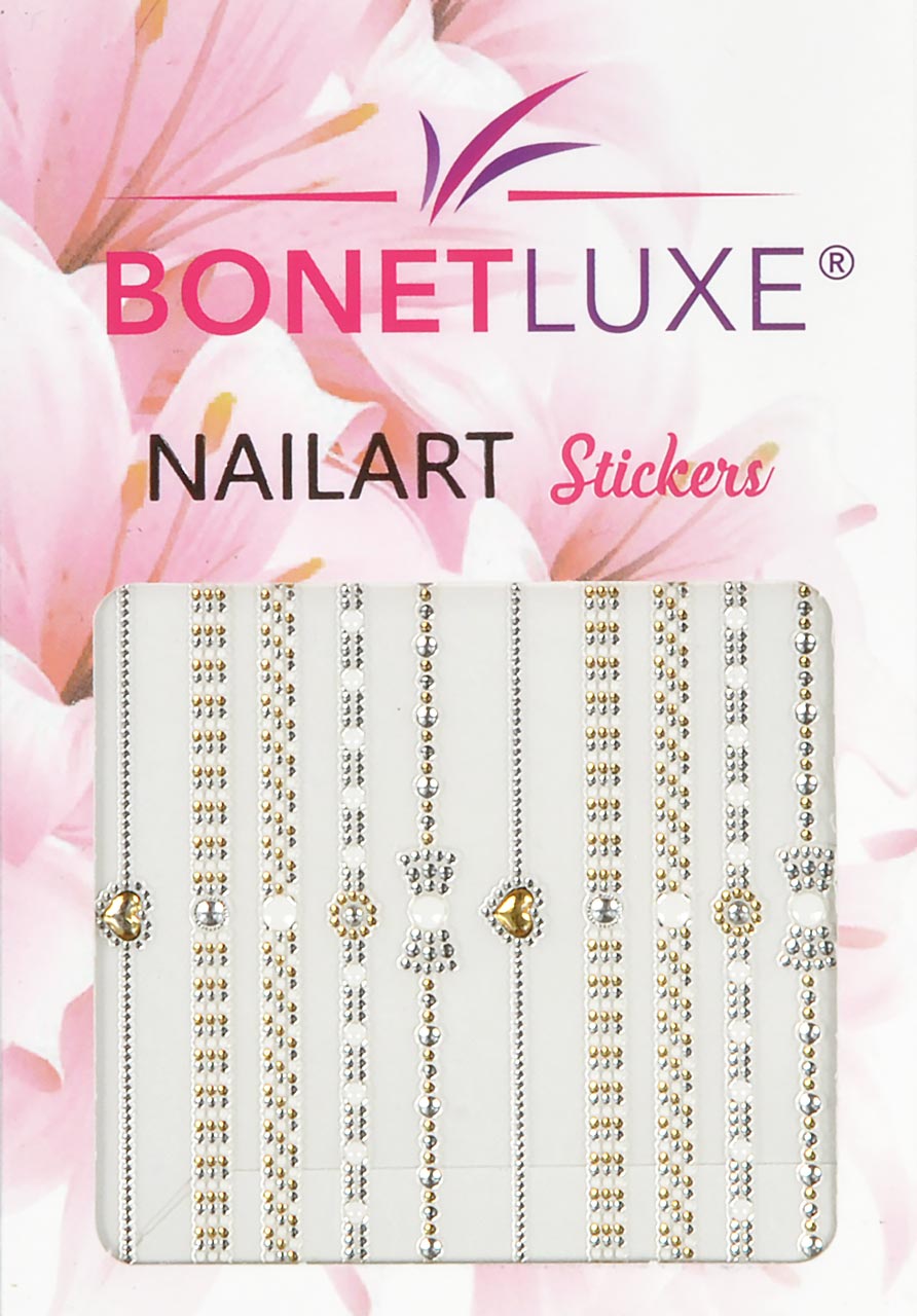Deluxe Nail Art Sticker 8 - Lovely Heart